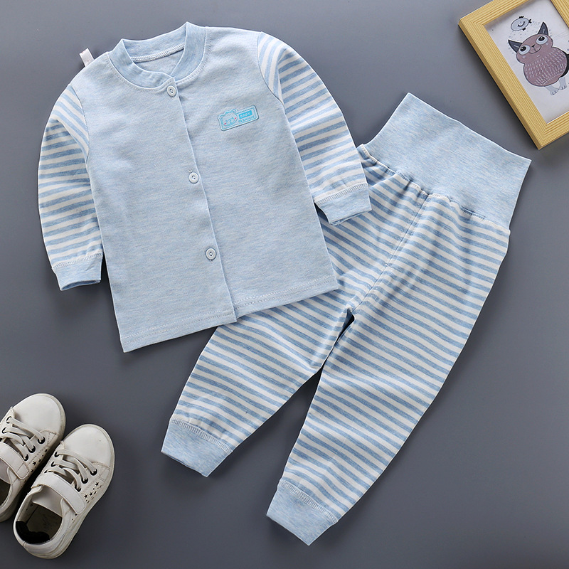 高腰彩棉-蓝色小熊头