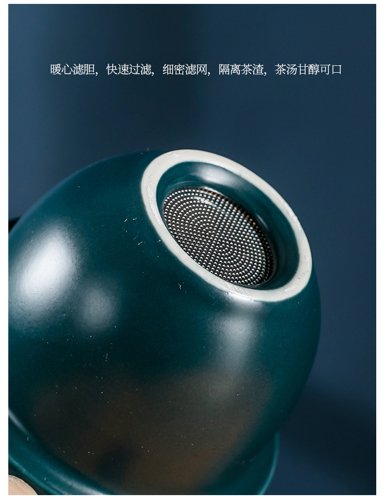 Simple travel tea set, portable outdoor kung Fu tea set, ceramic tea set, business quick customer cup gift pic 35