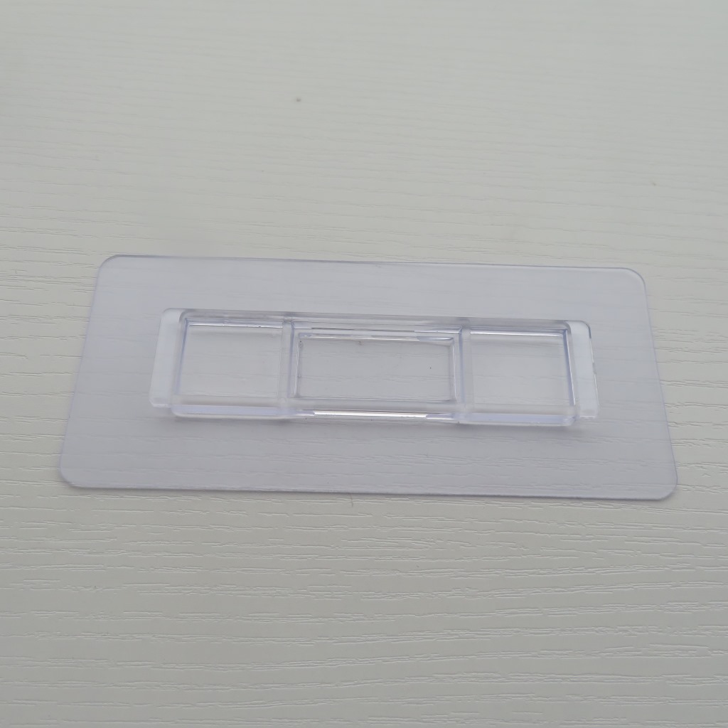 Adhesive seamless clip collection shelving, ironwork hook accessories, adhesive wall chopstick holder fixing stickers pic 2
