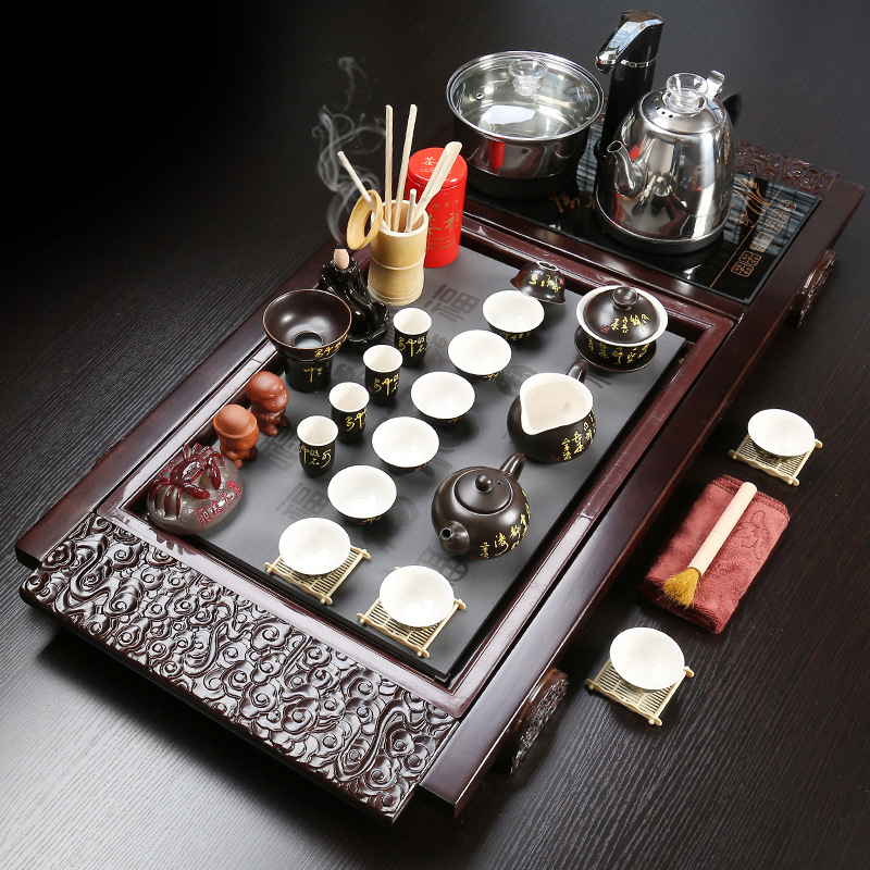 祥云万福+黑唐诗