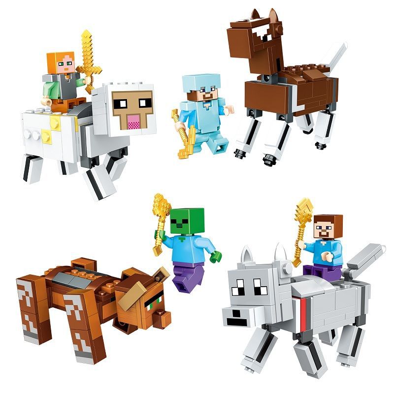 兼容乐高乐翼我的世界儿童益智拼插积木玩具男女孩幼儿园5-8岁详情5