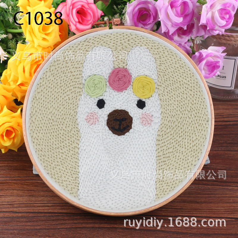 Wholesale of ready-made and stress-relieving DIY handmade material packaging accessories with cute panda pictures pic 3