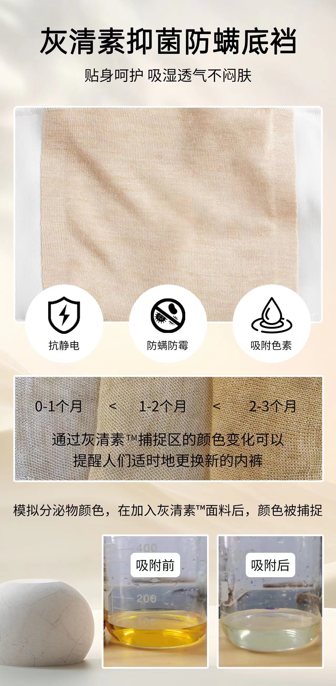 7A抑菌护腰裤双面随意裁女士一裤三穿安全裤塑身裤高腰打底平角裤详情17