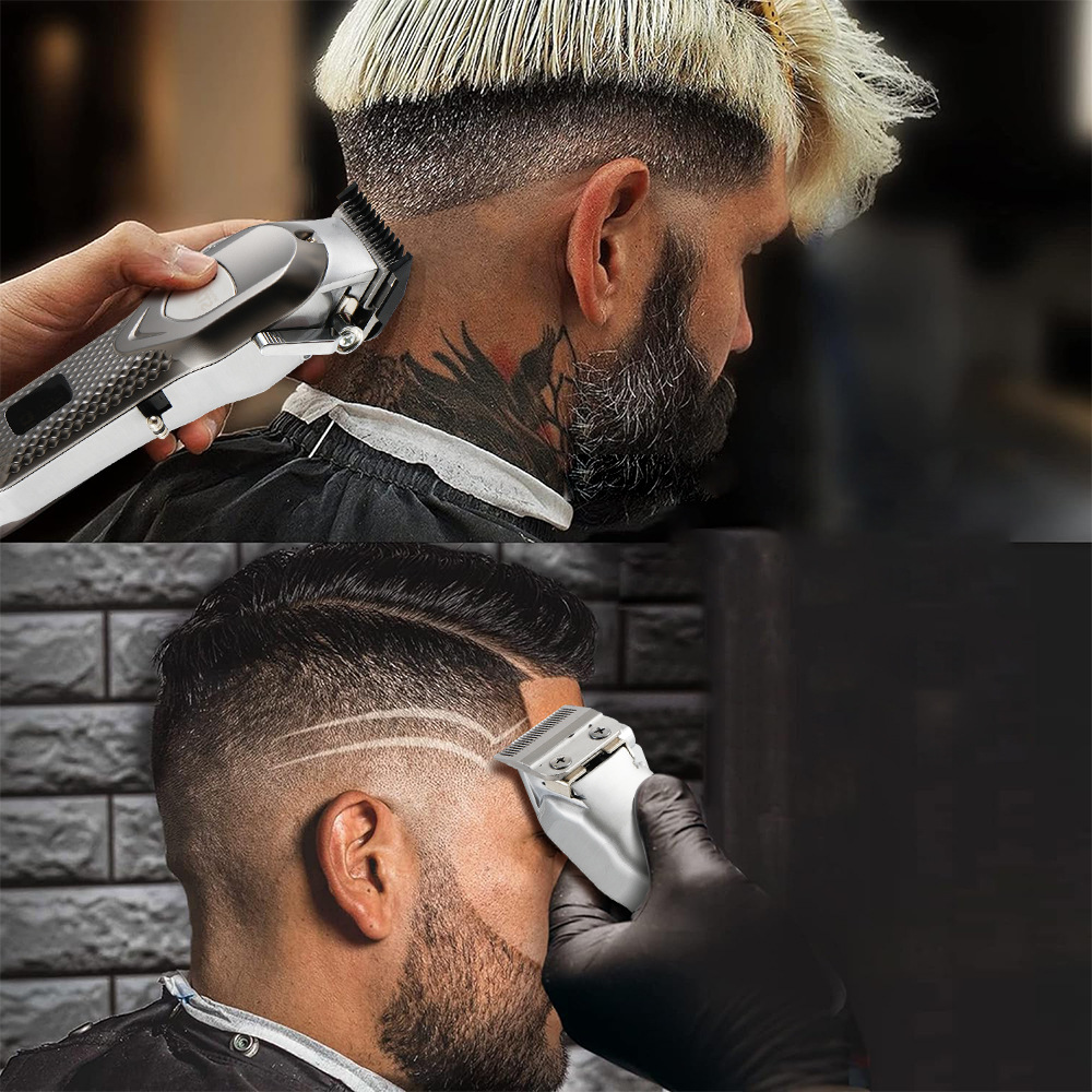 Winning Star Cross-border New Electric hair clipper Set with USB interface for home use pic 2