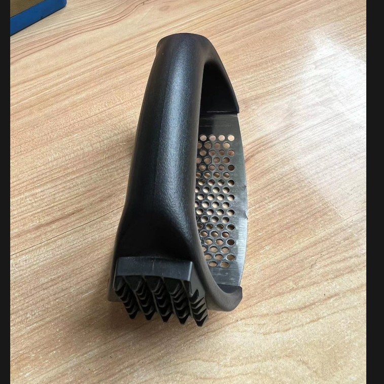 不锈钢手动压蒜泥器弧形厨用蒜蓉器嫩肉器家用压蒜器详情8