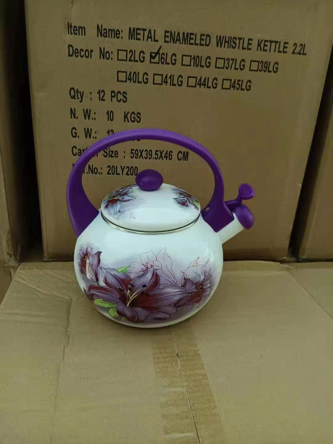 2.2L enamel kettle, high-quality kettle, Mingyin kettle wholesale, universal for induction cookers and gas stoves pic 6