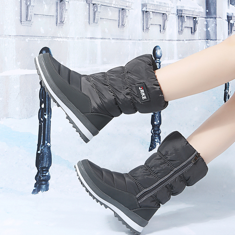 俄罗斯跨境外贸大码2023秋冬新款加绒加厚雪地靴女棉靴Snow boots详情50