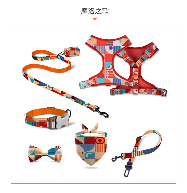 跨境新品时尚印花领结宠物配饰猫狗蝴蝶结装饰宠物猫狗节日礼品详情12