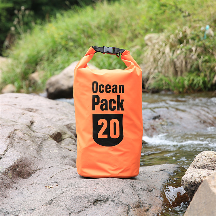 Factory direct supply of outdoor drift bucket bags, sports waterproof bucket bags, colored waterproof fabric bags, beach camping backpacks pic 32