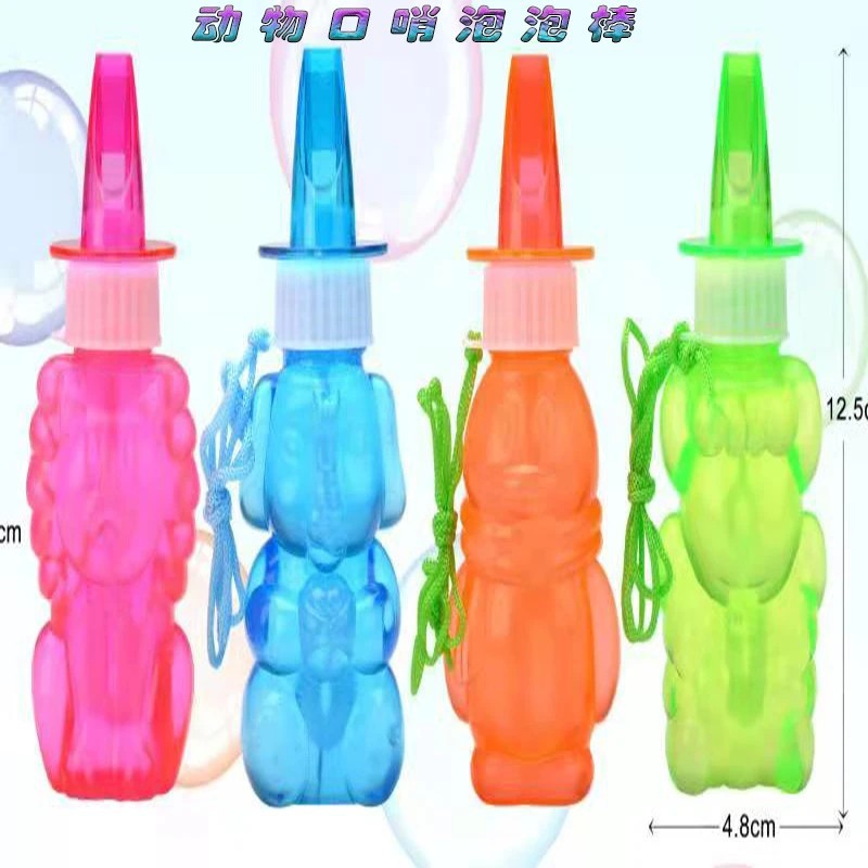 Factory wholesale animal whistle bubble water and fruit whistle bubble water pic 3