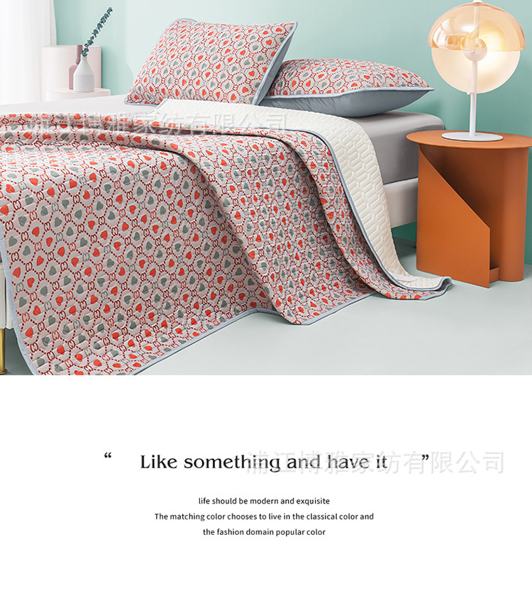 Class A quality baby and maternity grade summer folding mat bed summer cooling pad latex mat three-piece set, machine-washable wholesale pic 16