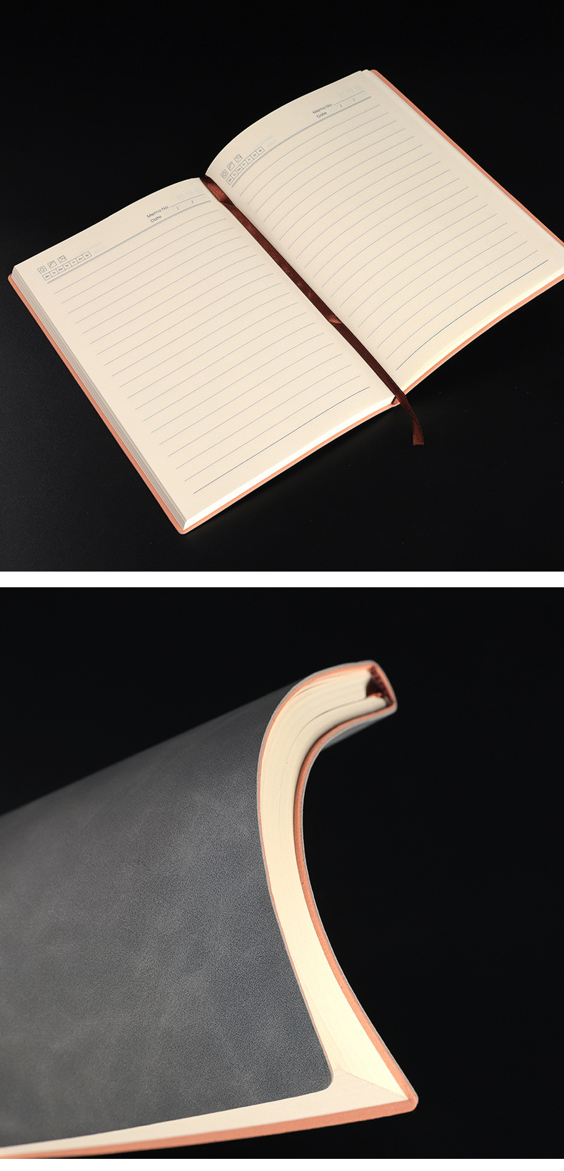 Customized logo set cover a5 for sheepskin notebooks, wholesale of handbooks, record books and notepads pic 22