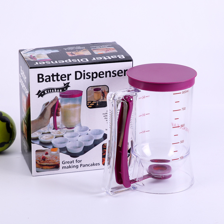 糊漏面糊杯 多功能分离器 面糊面浆漏斗器 手持手摇式面糊漏杯详情2