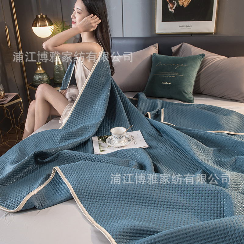 Summer bestseller Cool Sensation Silk air conditioner quilt, Class A cool Sensation Silk traceless summer cool quilt sheet, double household daily necessities pic 4