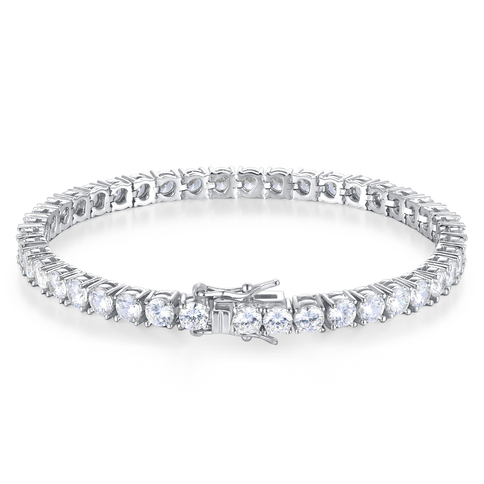 TennisChain欧美饰品2-6MM网球链 时尚男女士嘻哈锆石手链高级感详情8