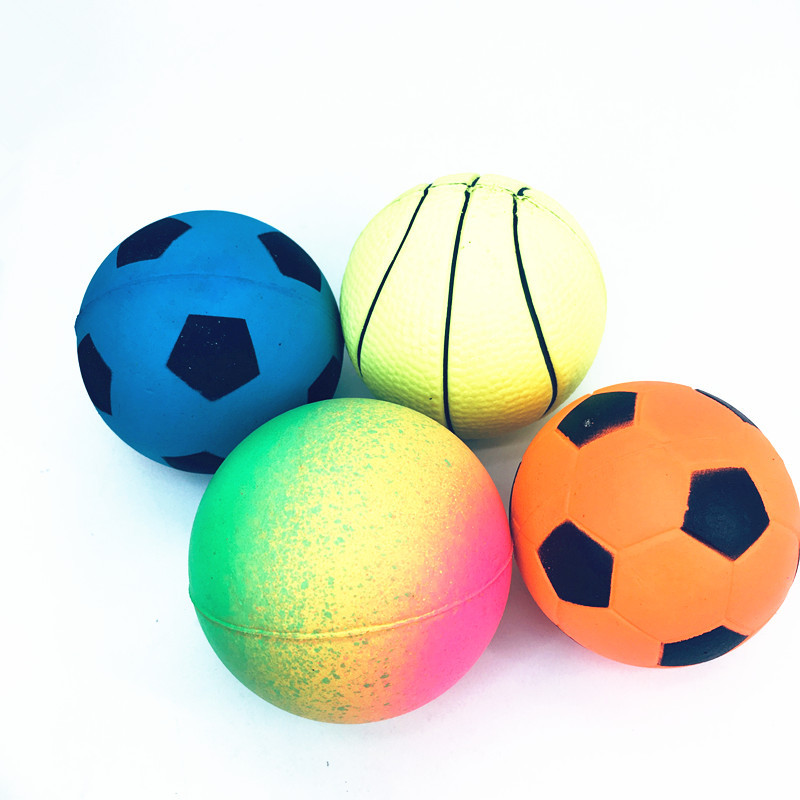 Factory direct sales of 6.3 cm elastic rubber solid balls for pet toys. The elastic balls are strong and chewy. Wholesale special offer pic 4
