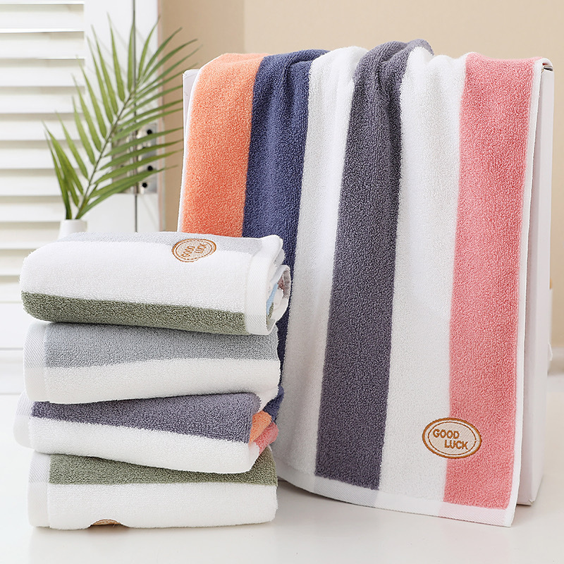 洁丽雅纯棉维也纳毛巾A类高档条纹成人洗脸吸水加厚面巾230149详情4