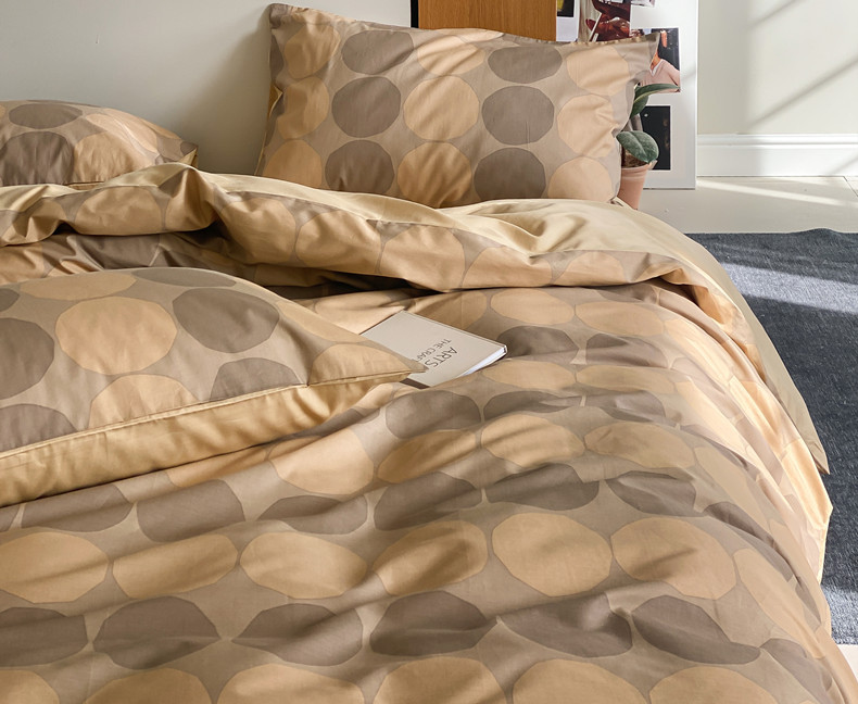 轻复古日式印花纯棉四件套明亮温馨可爱图案40支性价比单双人床品详情20