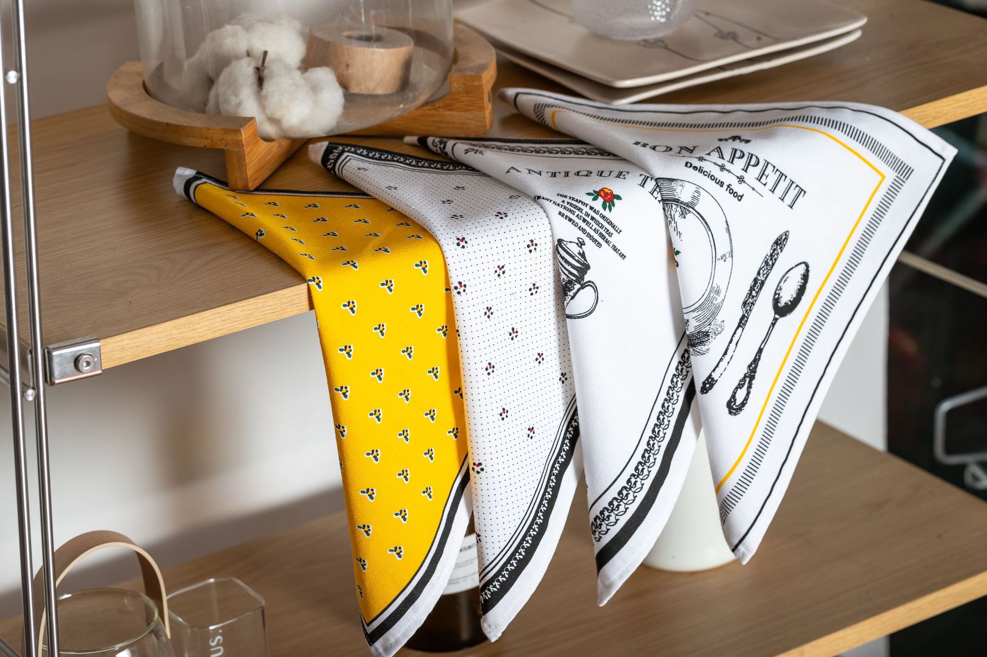 Nordic-style tea towels, placemats, cotton and linen fabric napkins, square home anti-slip napkins, cross-border food background cloth pic 55