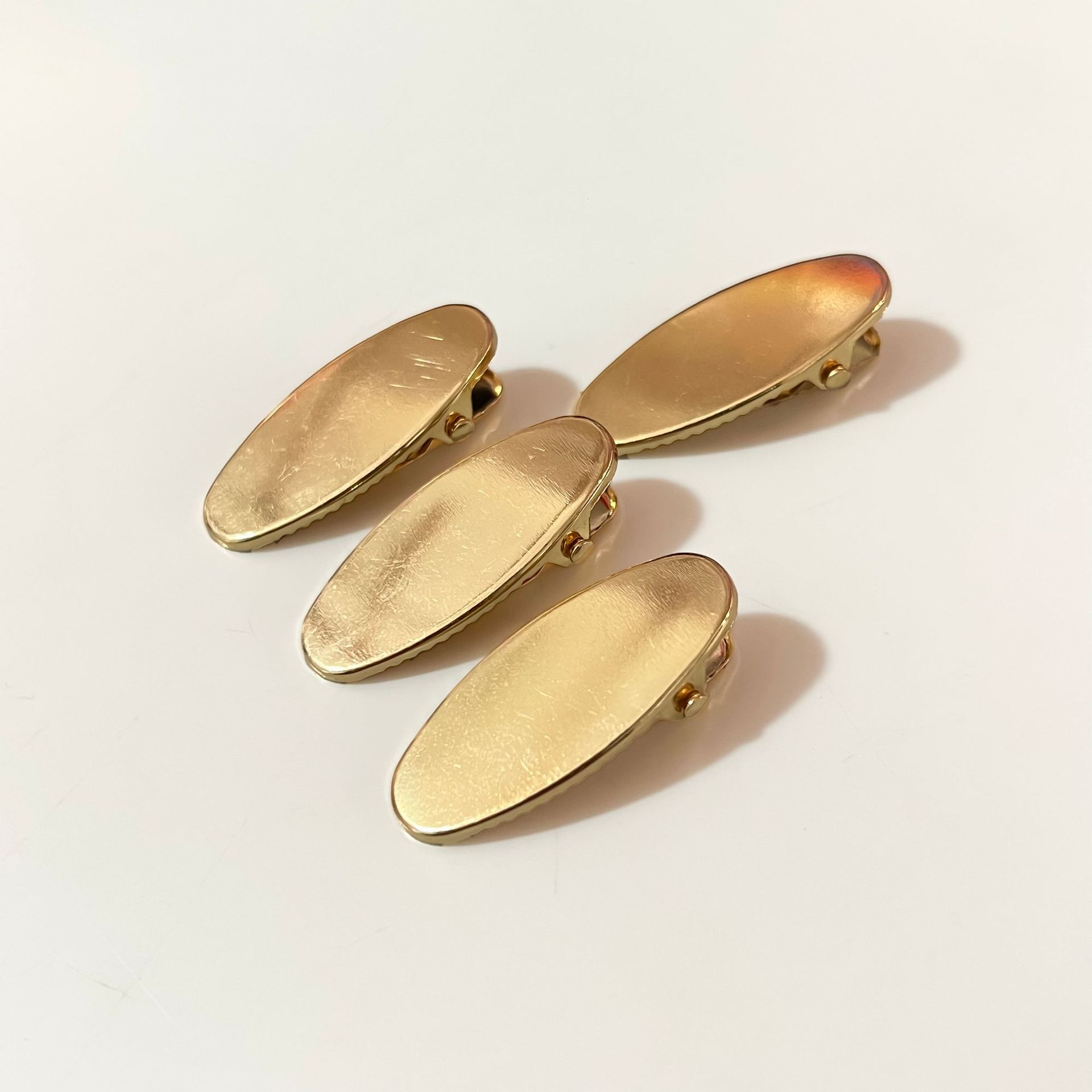 DIY multi-style irregular-shaped hair clips, color-preserving golden duckbill clips, bangs, broken hair, side hair accessories and accessories pic 2