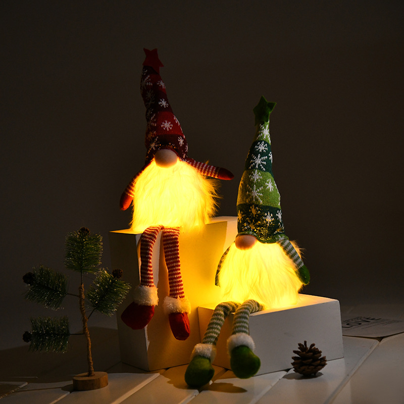 In 2022, cross-border best-selling Christmas decorations, faceless dolls, window displays, and luminous toys and supplies pic 11