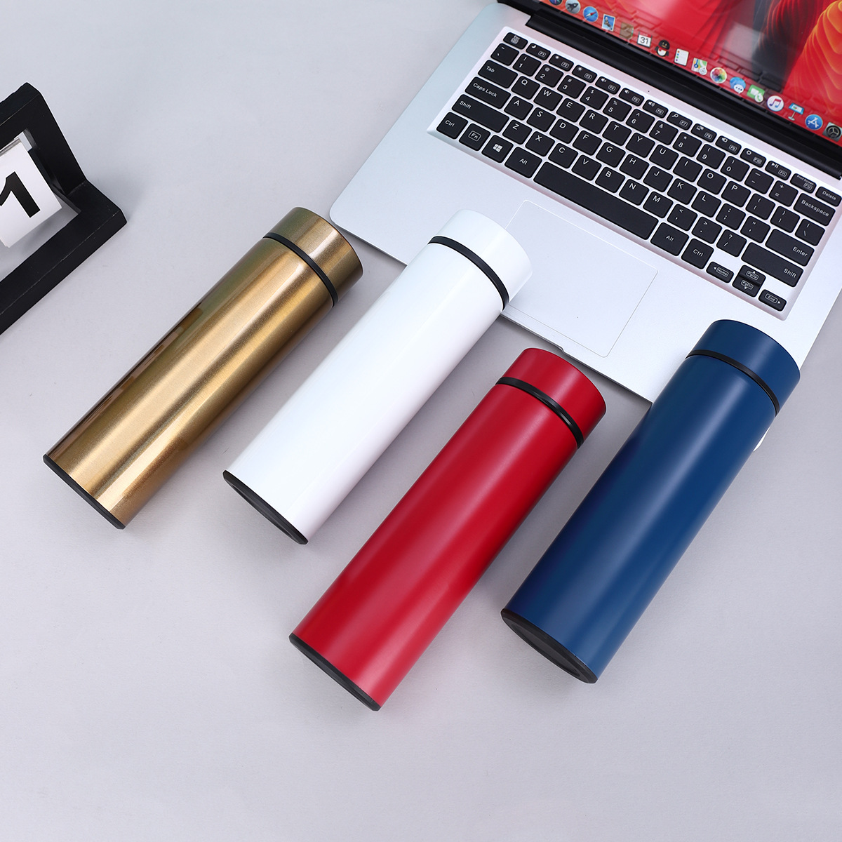 简约双层真空不锈钢保温杯便携茶水分离泡茶杯办公会议直身杯批发详情5