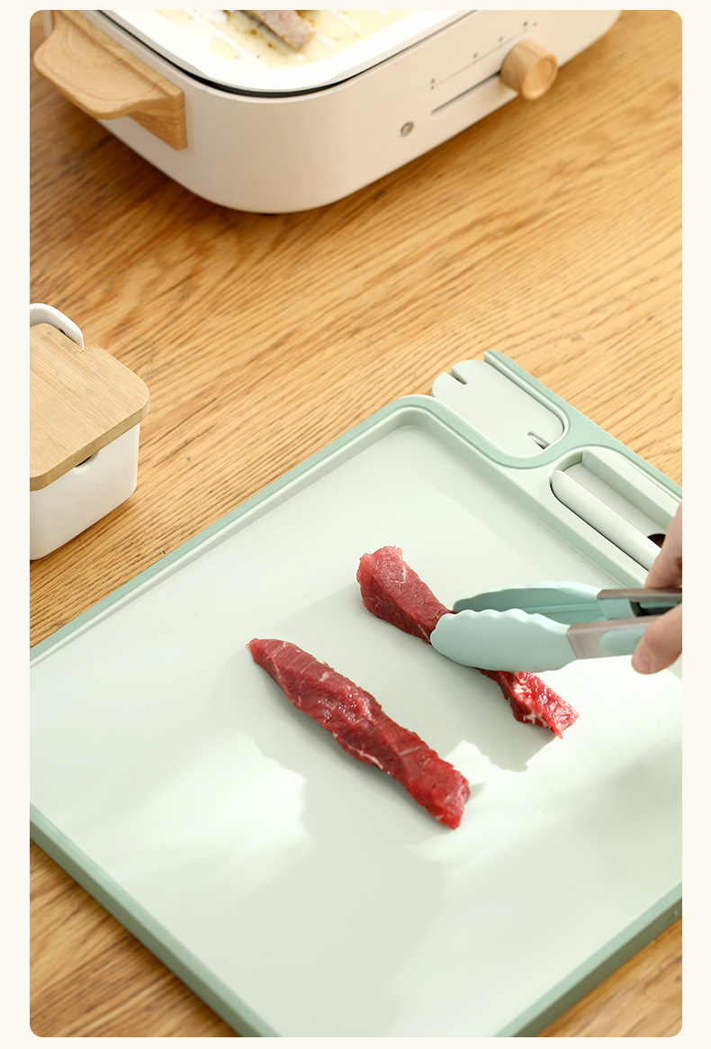 FaSoLa家用多功能防滑菜板厨房抗菌切菜板加厚砧板切水果切菜案板详情16