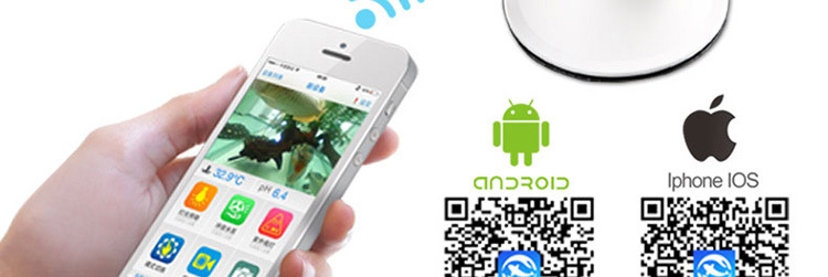 Wholesale Sen sunAQ-802 remote fish tank intelligent monitoring and remote control system Mobile controller Camera monitor pic 3