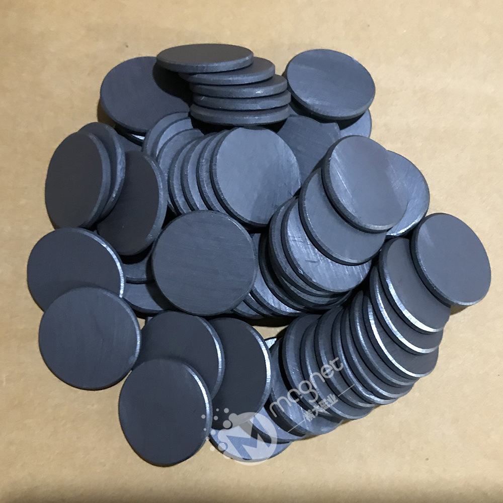 D45*3 manufacturer wholesale special-shaped black round magnet ferrite magnetic material round magnet manufacturer pic 11
