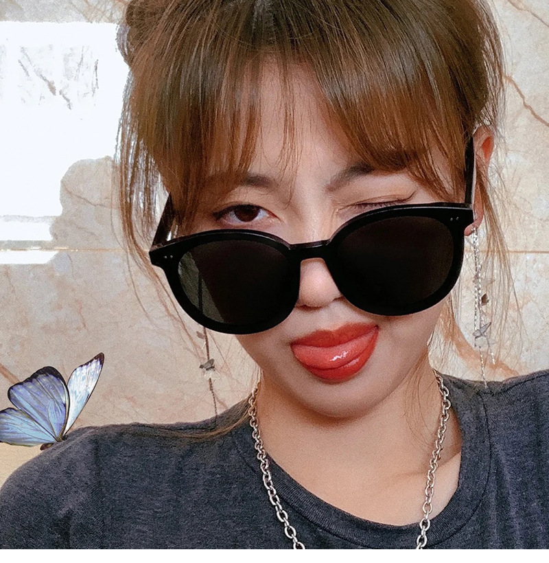 墨镜女椭圆框大框高级感偏光太阳镜方圆脸显瘦防紫外线热销批发详情15