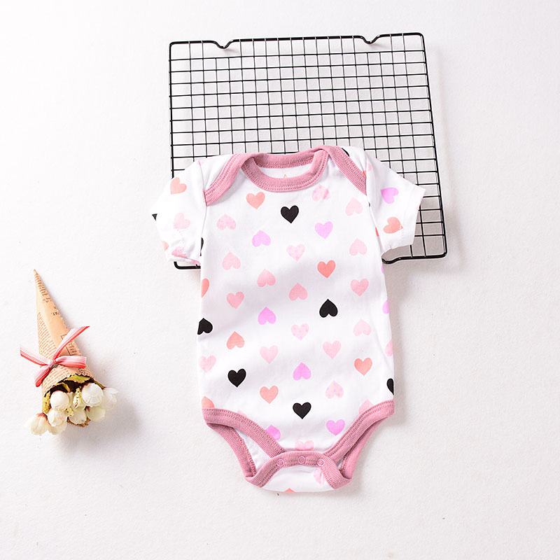 Summer 2021 new long-sleeved and short-sleeved crawling suits for infants and children aged 0-1, cartoon crawling suits, foreign trade miscellaneous styles, long-sleeved and short-sleeved crawling suits pic 28