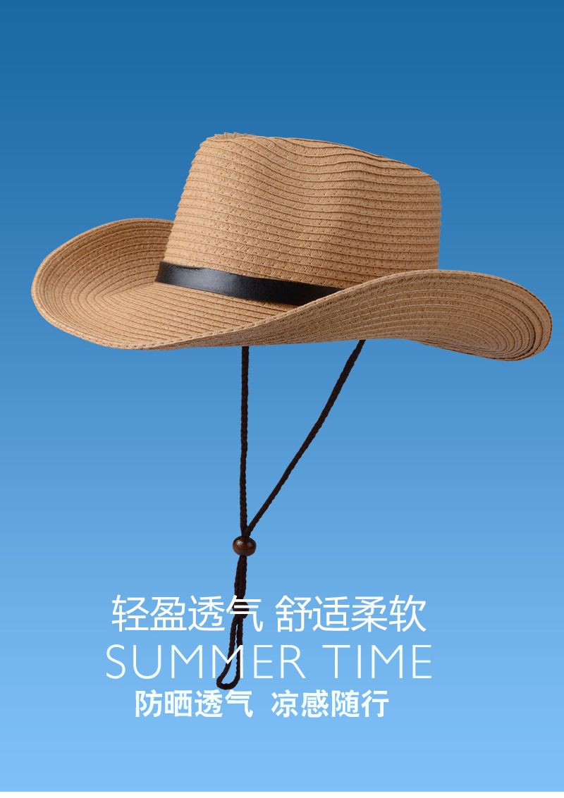 Sunshade fishing hat for men, summer foldable sun hat for men, trendy denim hat, wide-brimmed straw hat for men, outdoor sun protection hat pic 16