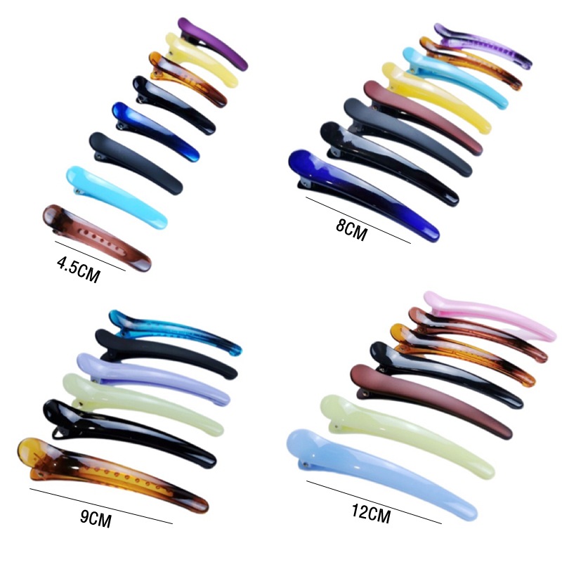 Large oval duckbill hairpin, matte scratch-off hairpin, high-end hairpin, shark clip at the back of the head, straight hairpin accessory pic 2
