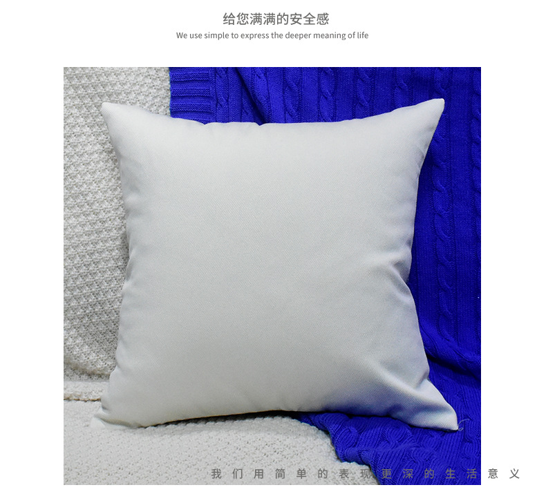 沙发抱枕套北欧蓝色印花棉麻靠垫家居客厅床头靠枕软装轻奢腰靠详情20