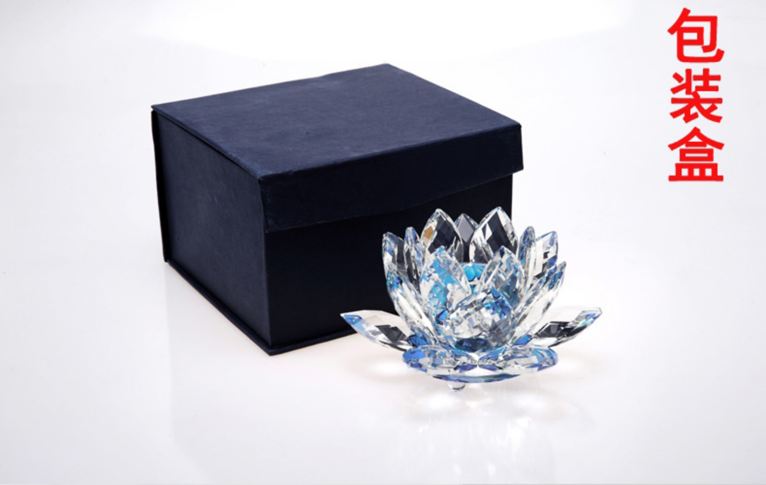 Lingyun Crystal Lotus Factory wholesals home ornaments, living room decoration crystal handicrafts, and Chinese lotus ornaments pic 25