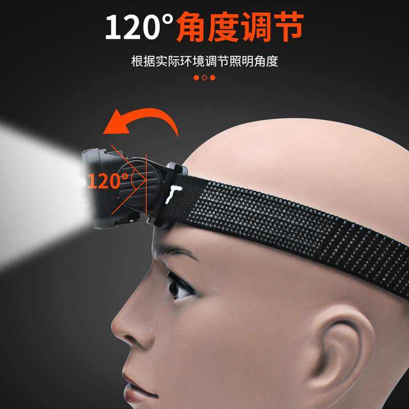 户外新款多功能cob头戴灯旋转调节挥手感应强光头灯批发详情10