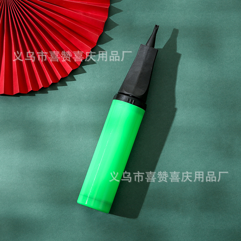 彩色手推气筒 气球充气泵手推气筒气球打气筒详情10