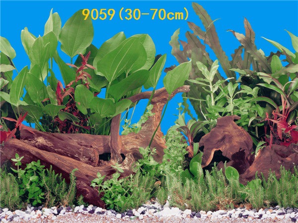 30cm tall, single-sided thin aquarium fish tank background painting, aquarium equipment and supplies glass sticker background painting pic 55