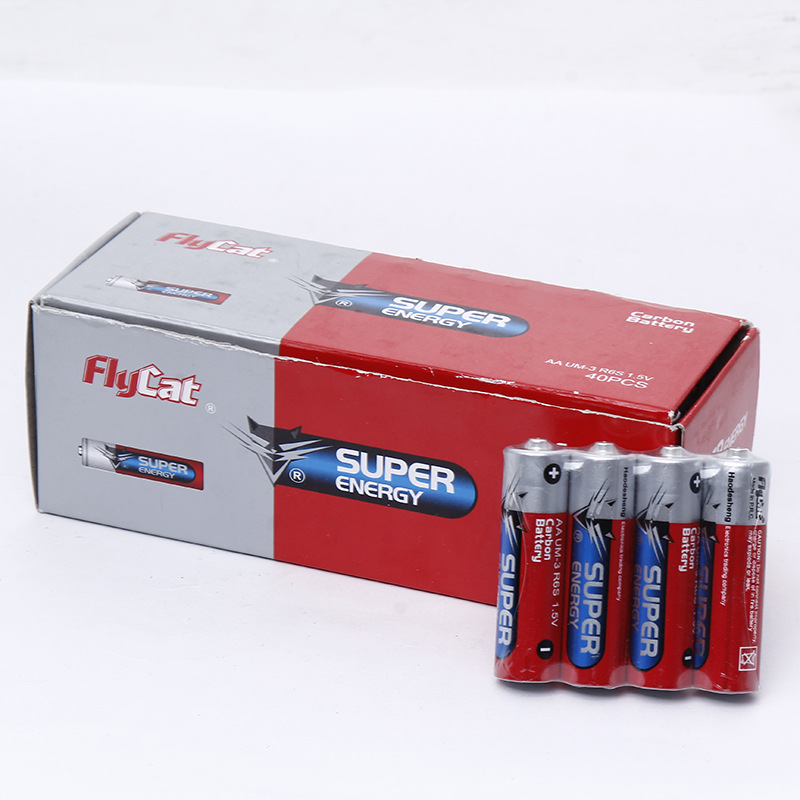 FLYCAT Red Cat 5 # battery 1.5V Toy battery remote control battery Carbon AA pic 4
