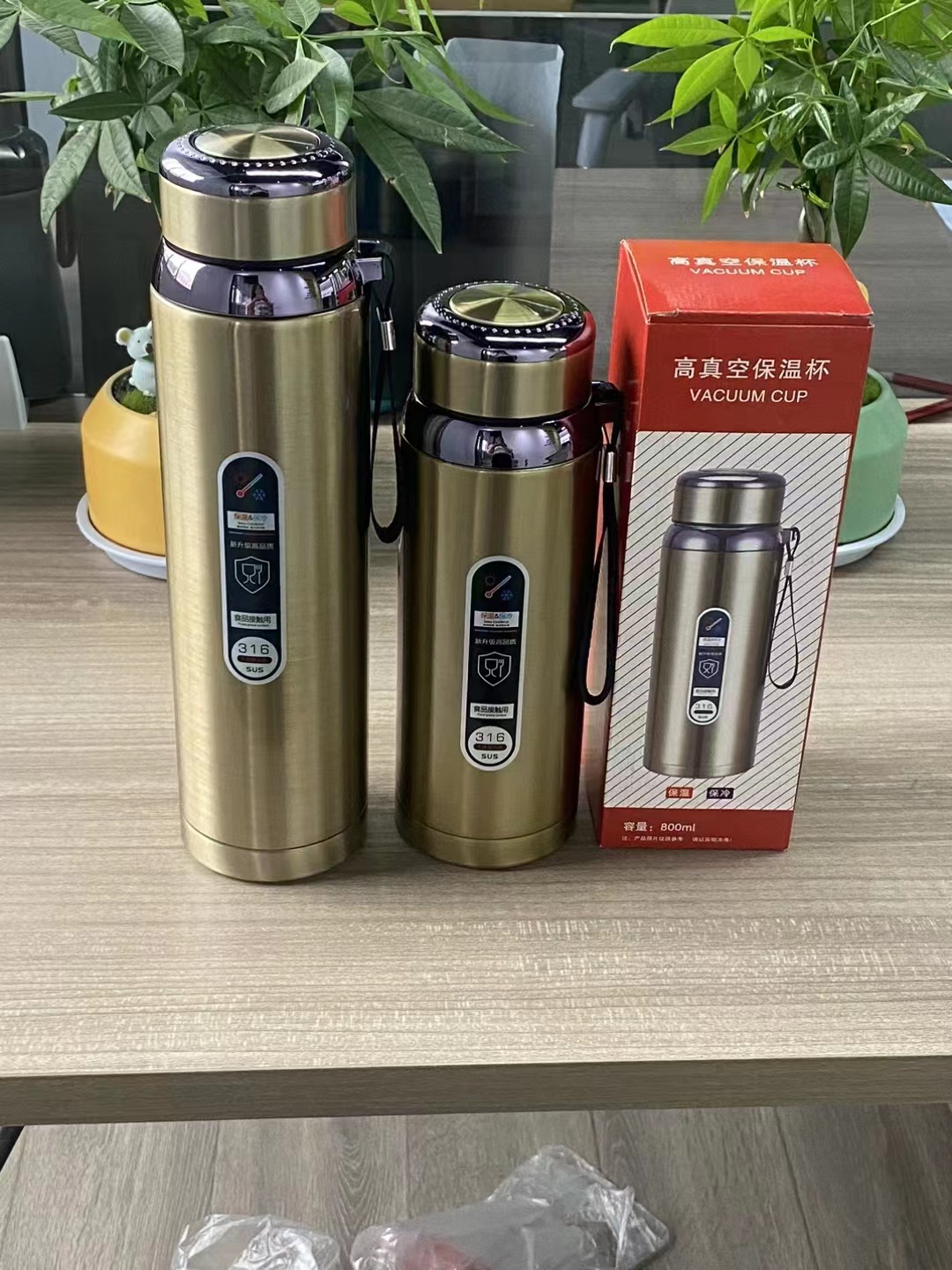 不锈钢大容量保温杯男女韩版便携户外健身商务泡茶高档水杯子批发详情2