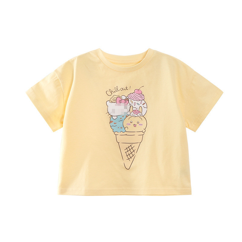 【 Free shipping for one Piece 】 Summer new U-family pure cotton cute cartoon printed short-sleeved T-shirt for boys and girls pic 6