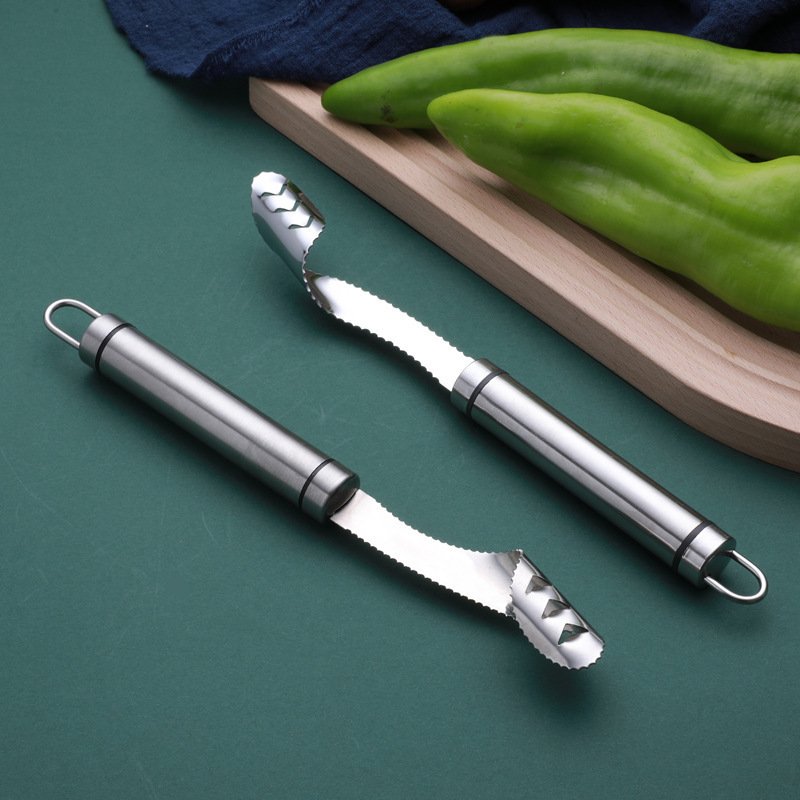 201 stainless steel chili seed remover pic 1