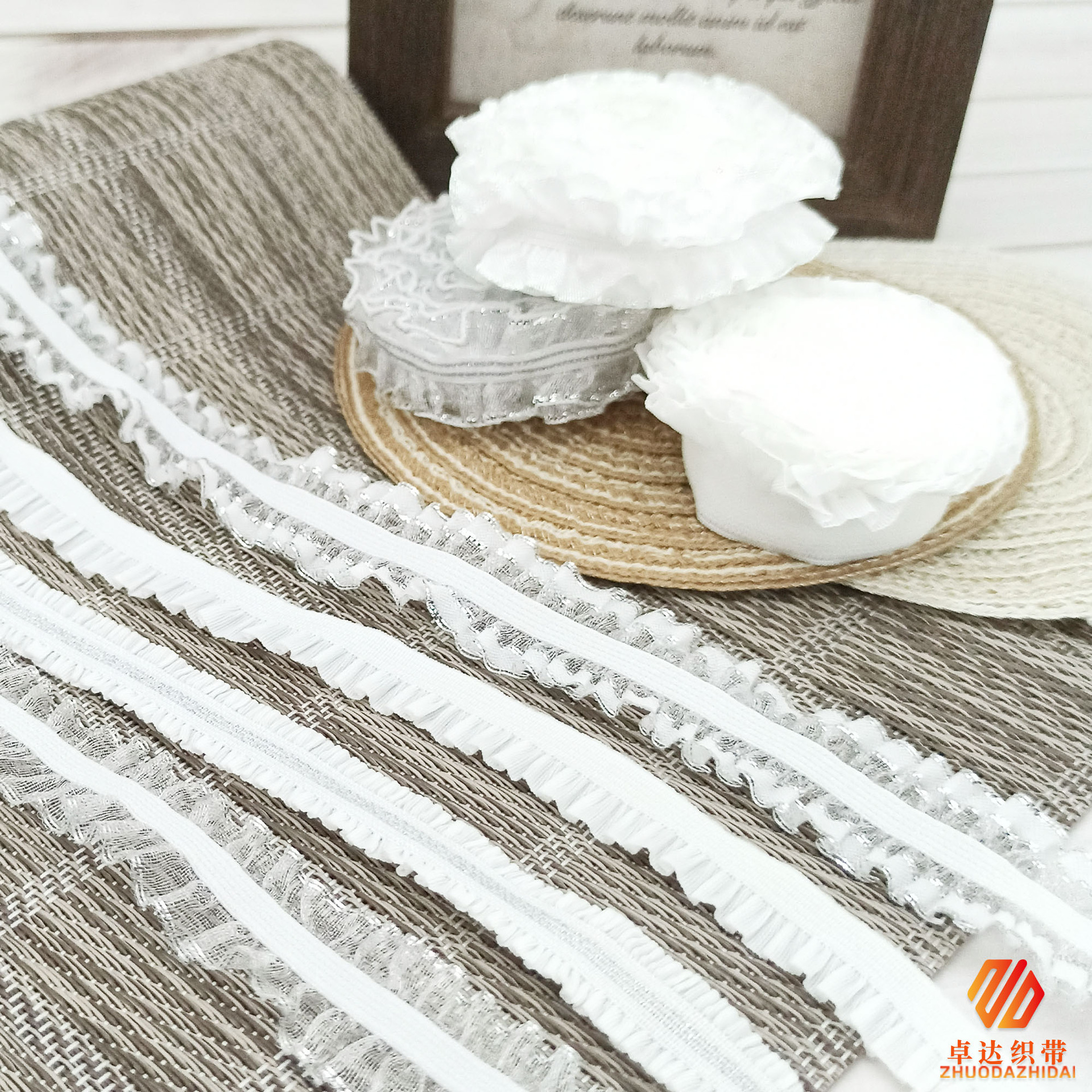 In stock: 4CM colored denser high-elastic elastic band with plain thickened textured headlamp elastic woven band at the waist and hem pic 6