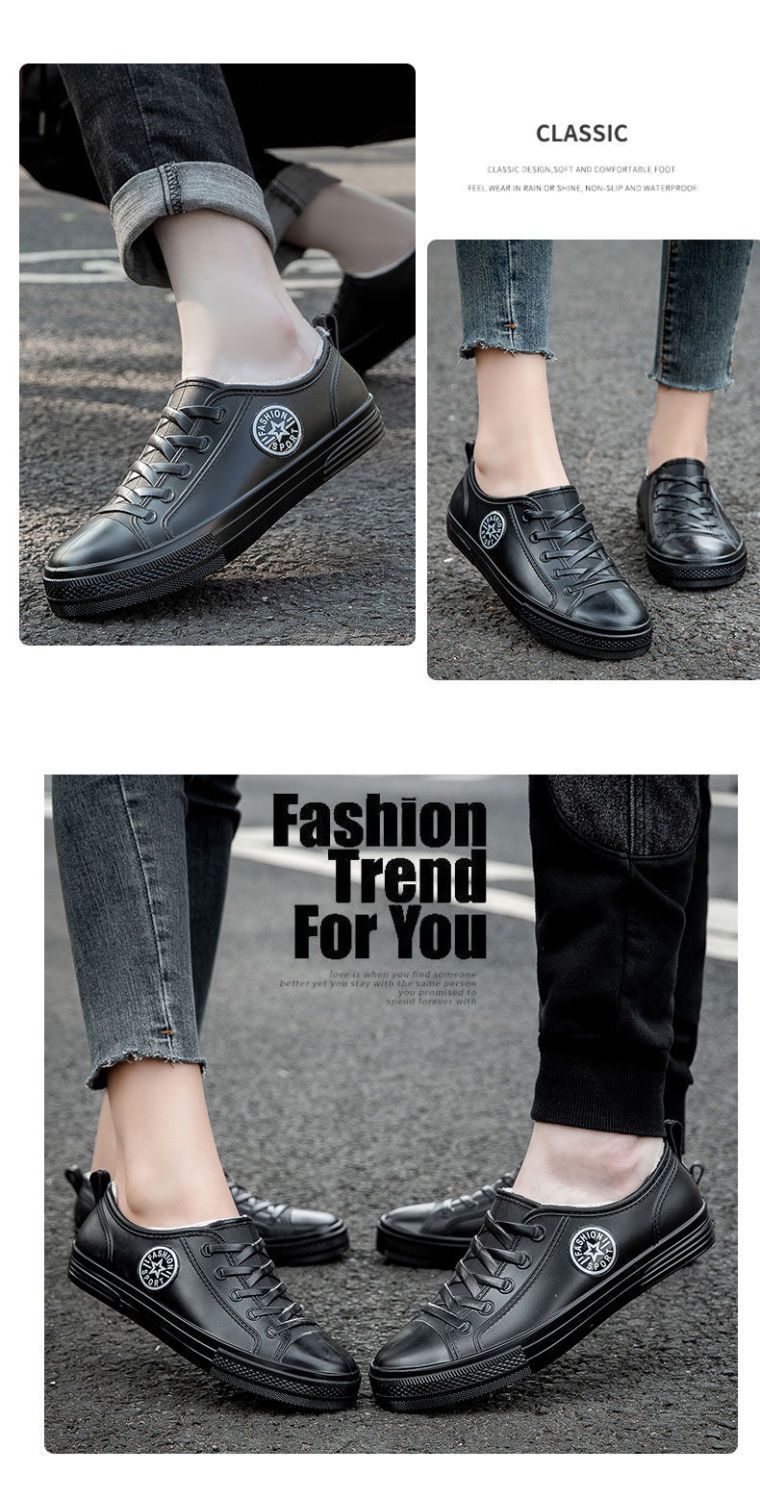 一件代发2024新款女雨鞋学生时尚低帮水鞋靴防滑短筒雨靴胶鞋套男详情7