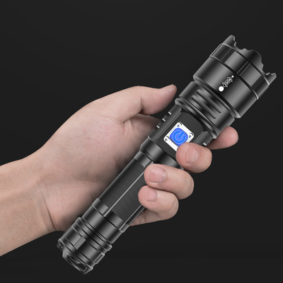 跨境新款XHP70 强光手电21700锂电池TYPE-C USB充电户外强光手电详情15