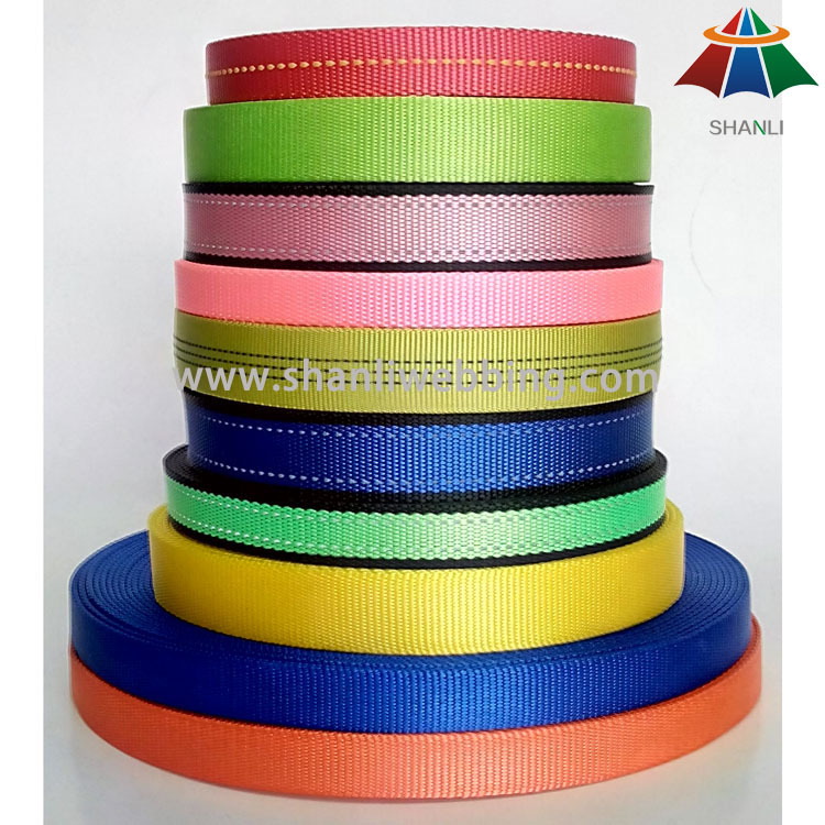 Shanli Webbing produces nylon herniquet plain weave webbing and nylon polyester webbing, with specifications ranging from 5mm to 12cm pic 5