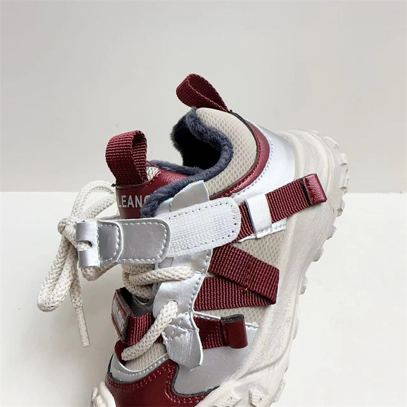 2024冬季新款小儿童鞋男女小童加绒保暖鞋1-3岁宝宝舒适运动鞋潮详情15
