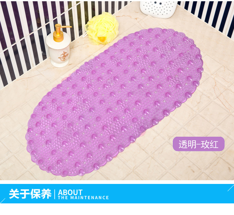 厂家直销浴室防滑垫个性椭圆地毯浴室地毯卫生间淋浴地垫详情8