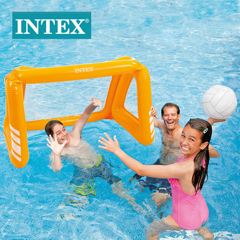 INTEX58507儿童水上水球框套装亲子互动戏水玩具充气漂浮球框批发详情3