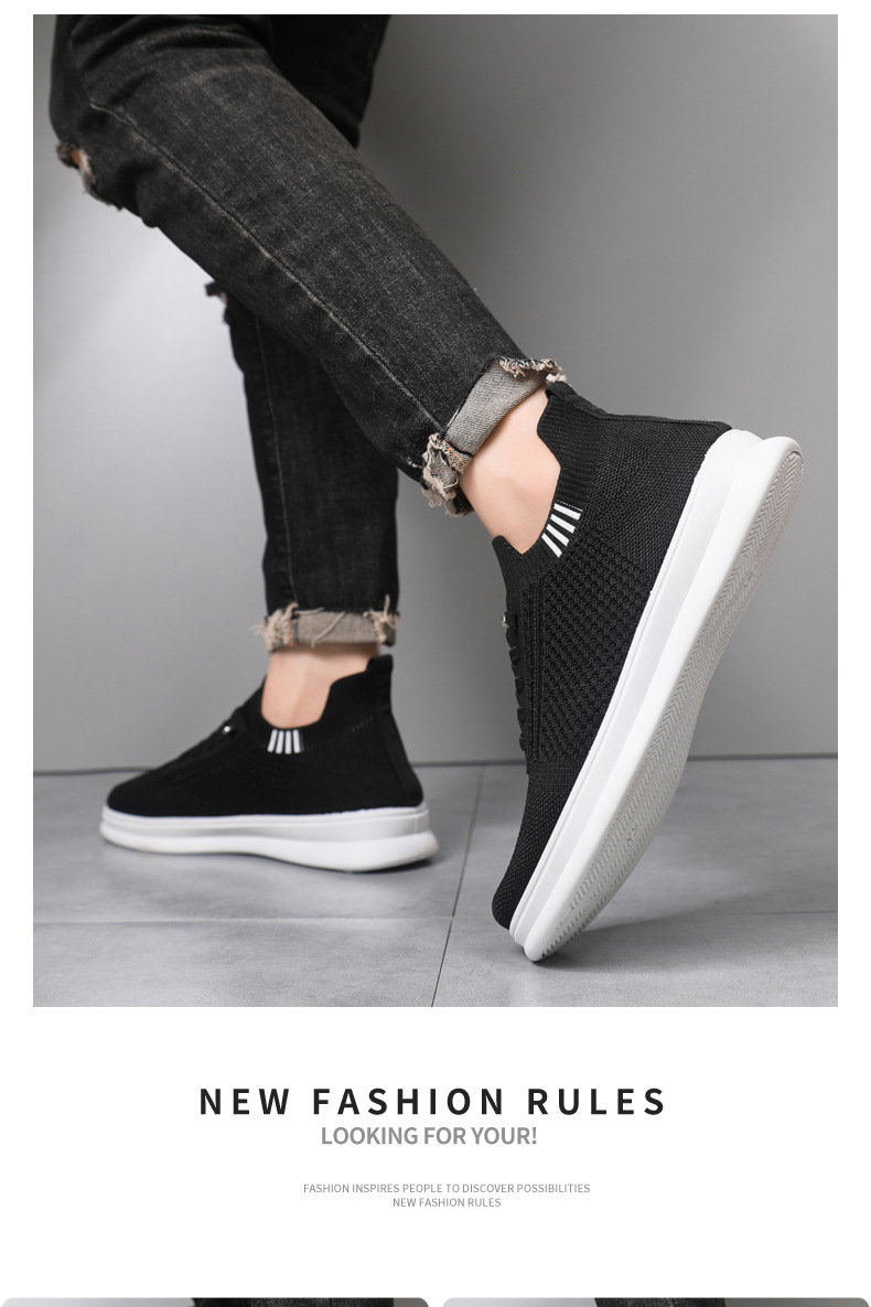 男鞋夏季透气飞织网面鞋跨境批发软底一脚蹬薄款休闲鞋男士鞋子详情19